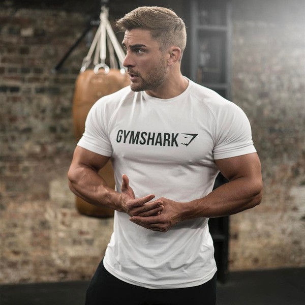 GymShark T shirt Workout Round neck Shirt Training wear dmfashion