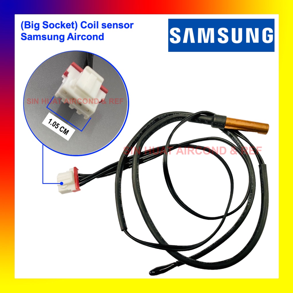 (BIG SOCKET-1.05CM) SAMSUNG COIL SENSOR COPPER SENSOR SAMSUNG AIRCOND 1 ...