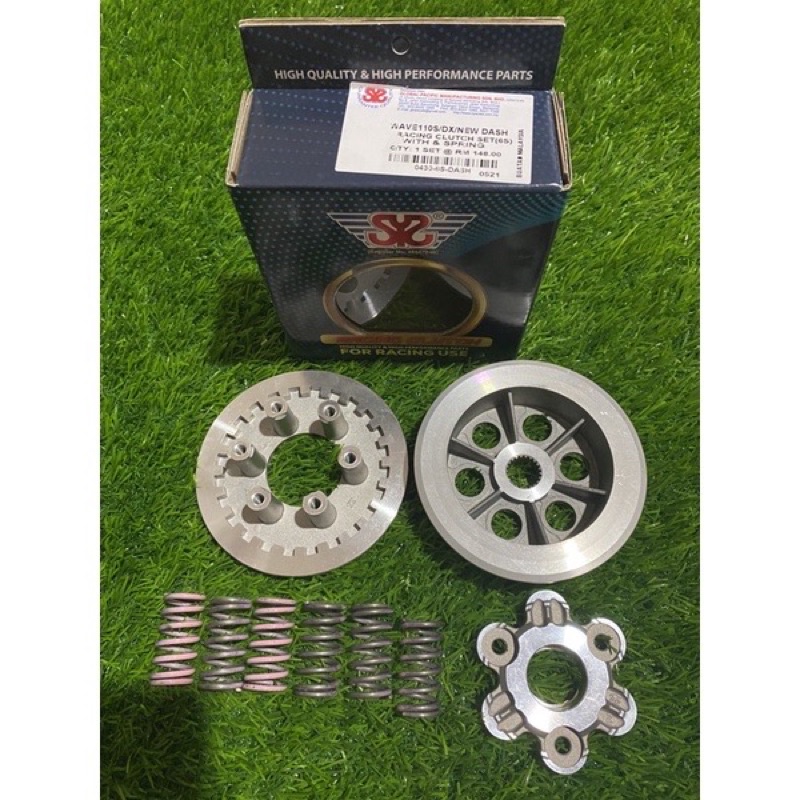 SYS RACING HYPER CLUTCH SET 6 SPRING EX5 HI POWER , WAVE100 W100 / EX5 ...