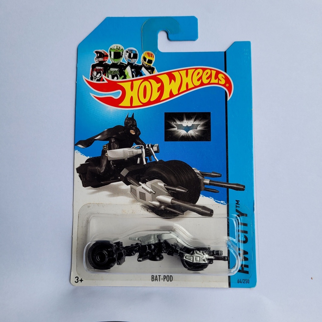 Hot Wheels Bat Pod HW CITY Black 1 64 Scale Movie Car Batman Shopee Malaysia