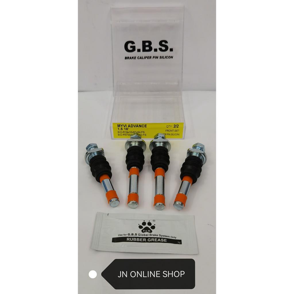 Disc Brake Caliper Pin with (Silicone Rubber) Front for Perodua Myvi