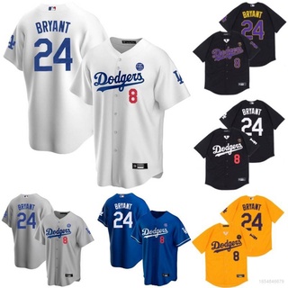 Men's Los Angeles Dodgers baseball uniform 8 24 Kobe Memorial Jersey Kobe  bryant jersey