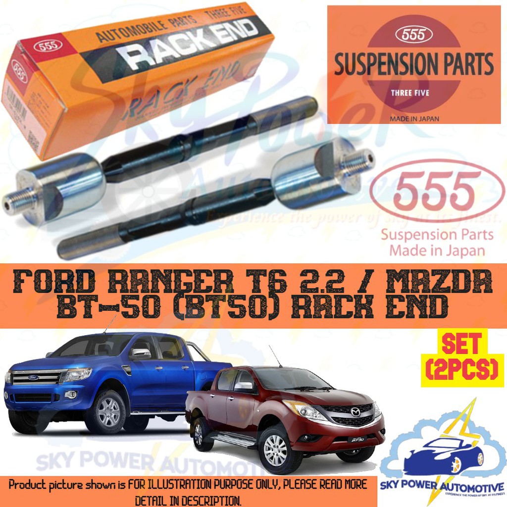 FORD RANGER T6 2.2 / MAZDA BT-50 (BT50) 555 JAPAN BRAND STEERING RACK ...