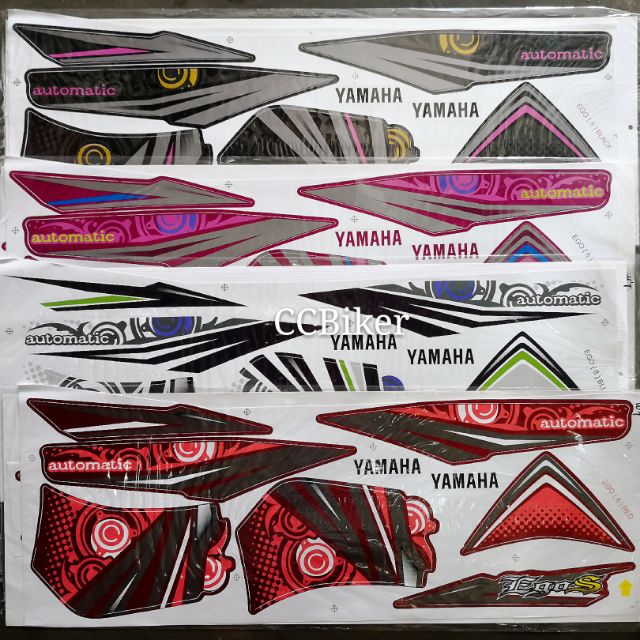 Yamaha Ego S Egos Body Sticker Shopee Malaysia