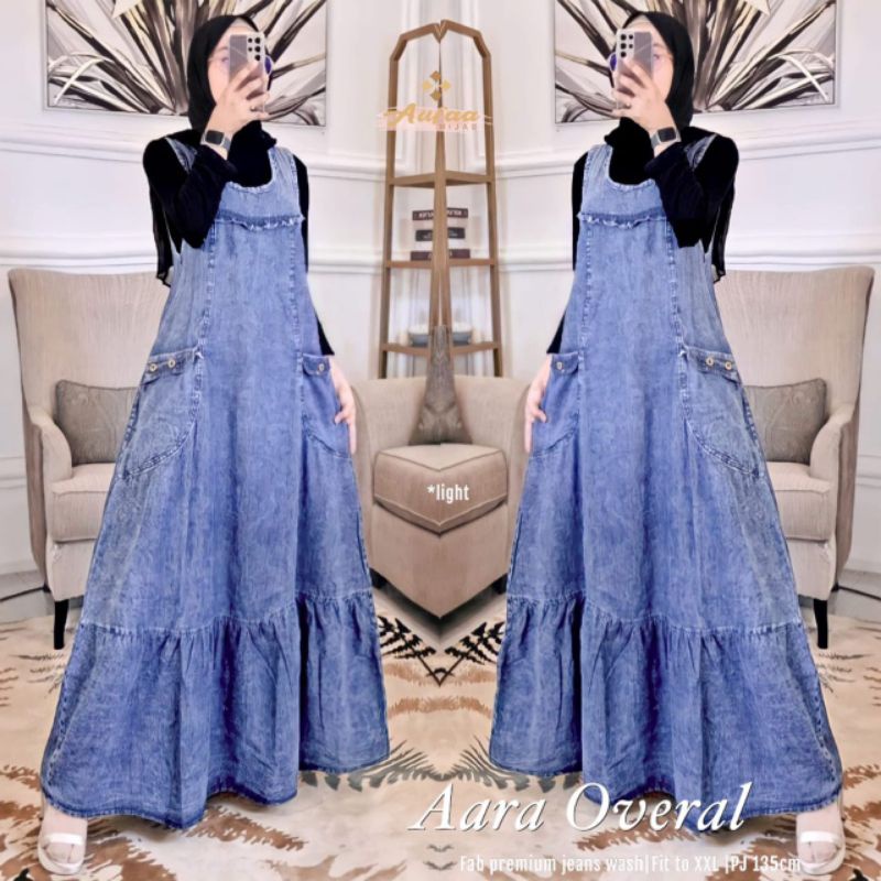 Overall store jeans muslimah