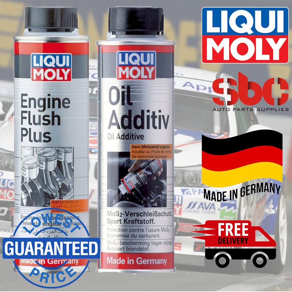 Liqui Moly Engine Flush Plus & Engine Oil Addtive 300ML (8374+2591)