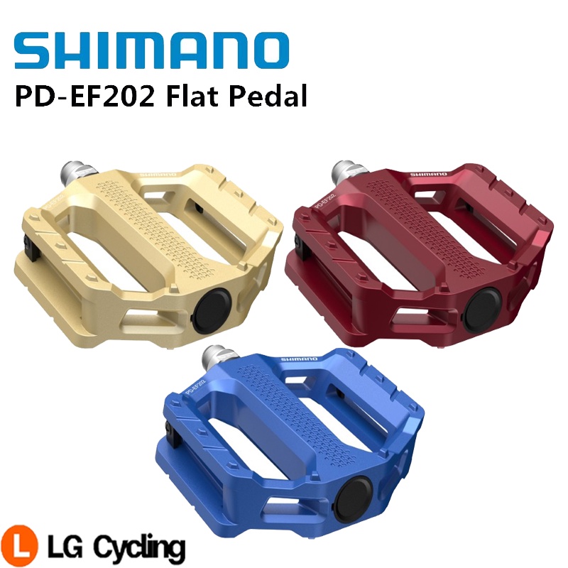 Shimano Flat Pedal Pd Ef202 Casual Riding Bike Cycling Bicycle Basikal