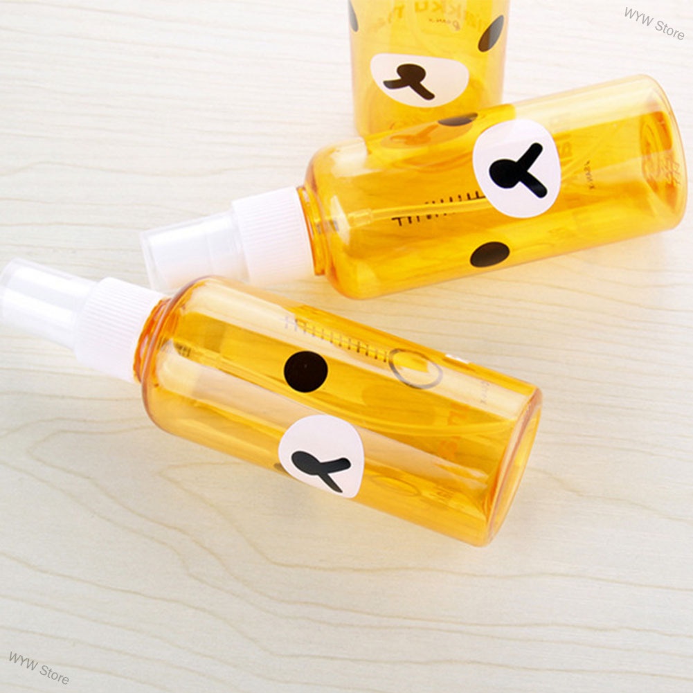 Empty Spray Bottles Cartoon Mini Refillable Container Empty Cosmetic ...