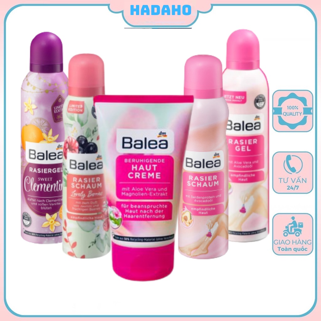 [CHE Name] Balea Slow Hair Growth Inhibitor Set After wax, Balea Shaving, German Razor New