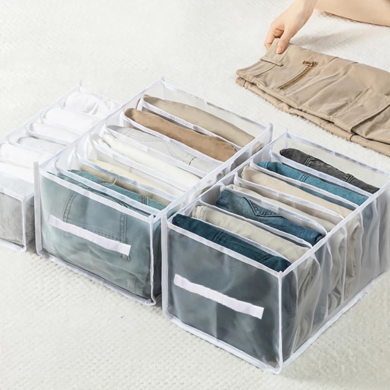 Dormitory Wardrobe Storage Box Foldable Separation Underwear Box