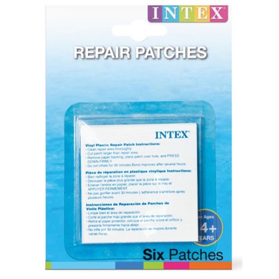 INTEX 59631 6pcs Repair Patch Repair Kit Self-Adhesive Patch for ...