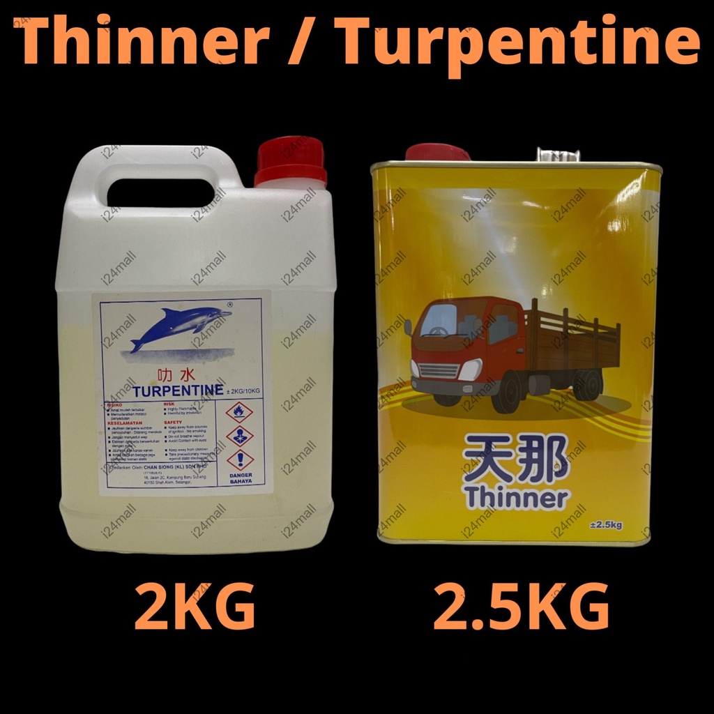 Lorry Brand Thinner 2.5KG Paint Remover / Turpentine 2KG / Minyak Tanah