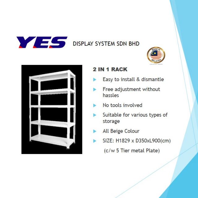 2 IN 1 RACK H1829 x D350 X L900(mm) | Shopee Malaysia