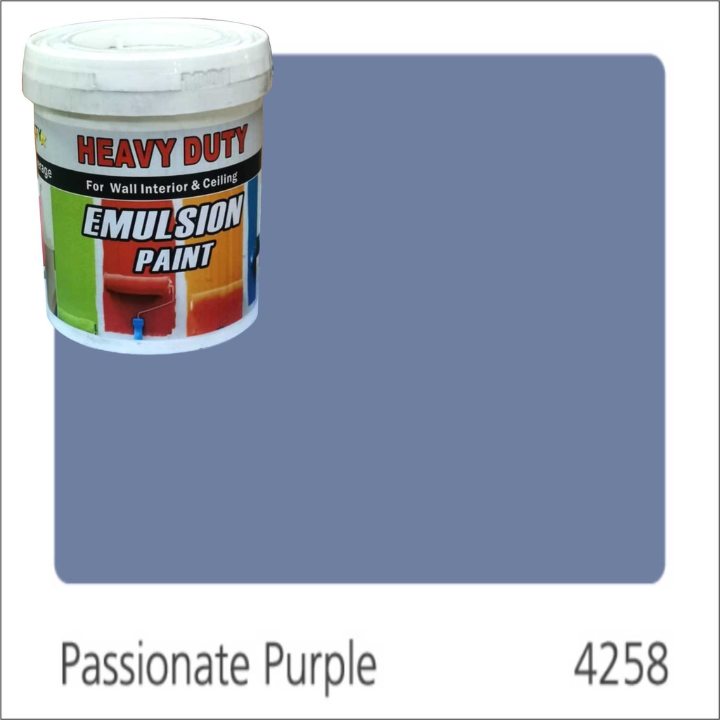 🔥READY STOCK🔥 1L EMULSION PAINT ( HEAVY DUTY ) Interior White Wall