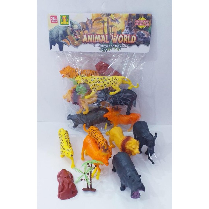 Rubber animal Figure Toy / animal world / Rubber animal Toy Shopee