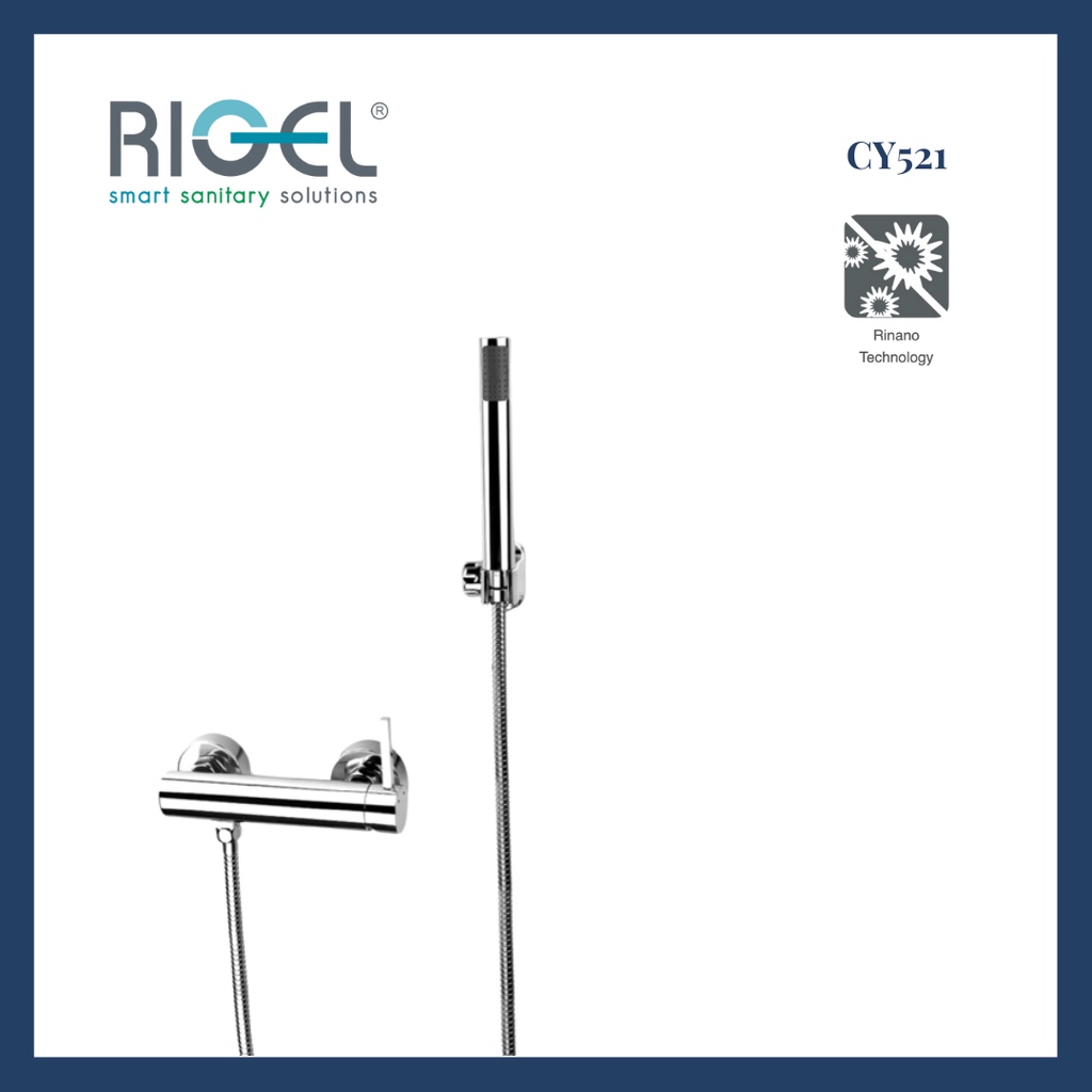 RIGEL Bathroom Exposed Shower Mixer with Shower Tap & Hand Shower RCY521 Shopee Malaysia