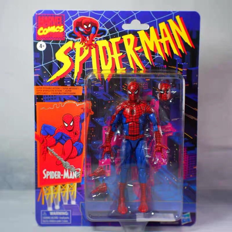 MARVEL LEGENDS Retro Classic Spiderman Action Figure | Shopee Malaysia