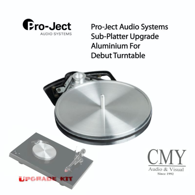 ProJect Audio System Aluminum SubPlatter And Acrylic Platter Upgrade
