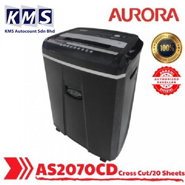 Aurora Shredder AS2070CD (20 Sheet) 120 min Cross Cut Shopee Malaysia