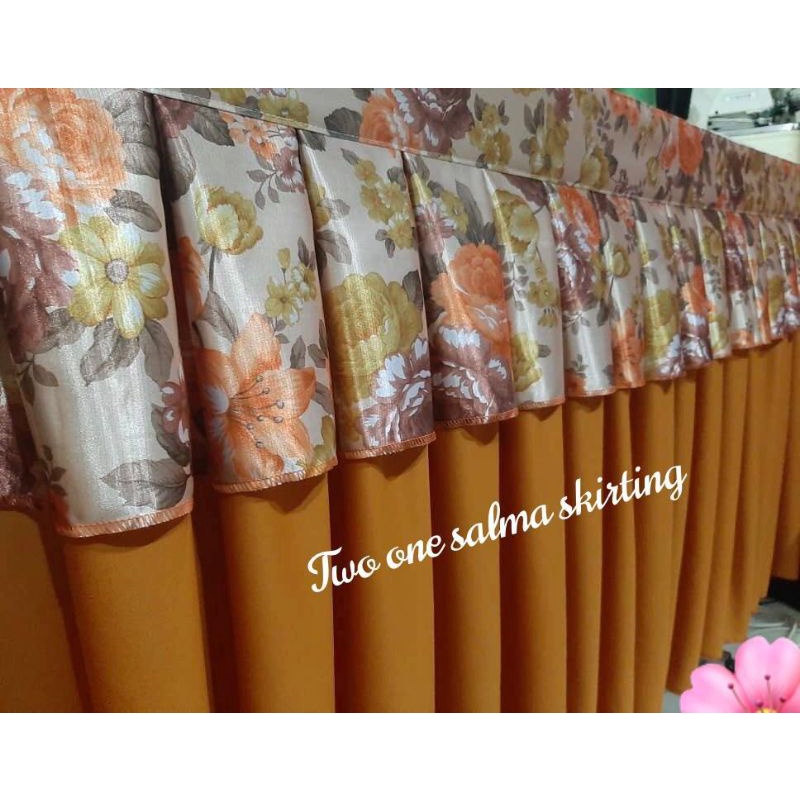 Skirting Dapur Design 2 Layer / Langsir Dapur / Skirting Tabletop