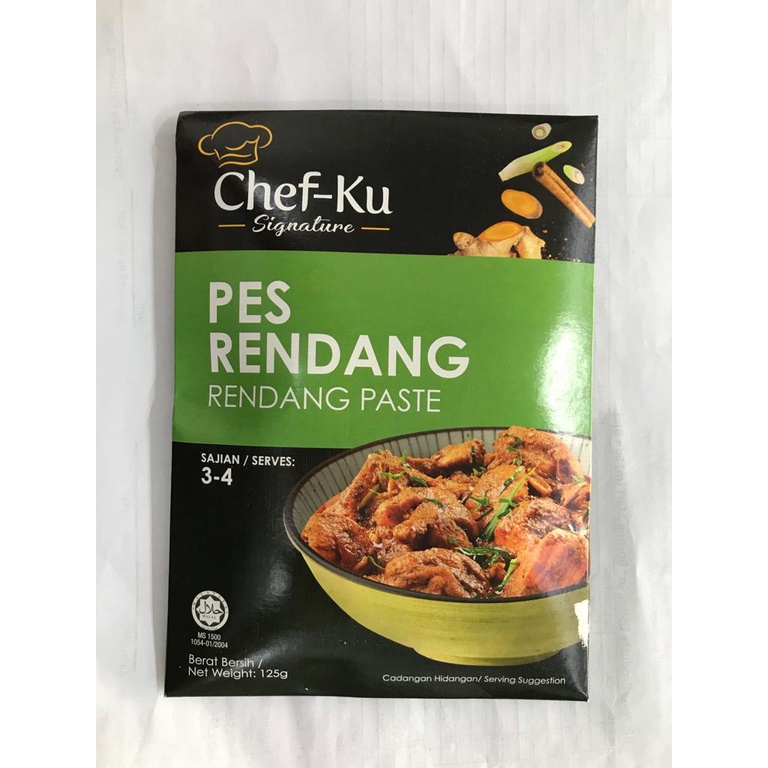 CHEF KU PES RENDANG 125G | Shopee Malaysia