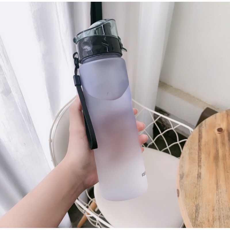 Matt Drinking Bottle 700ml Leak-Proof Creative Korea Version | Shopee ...