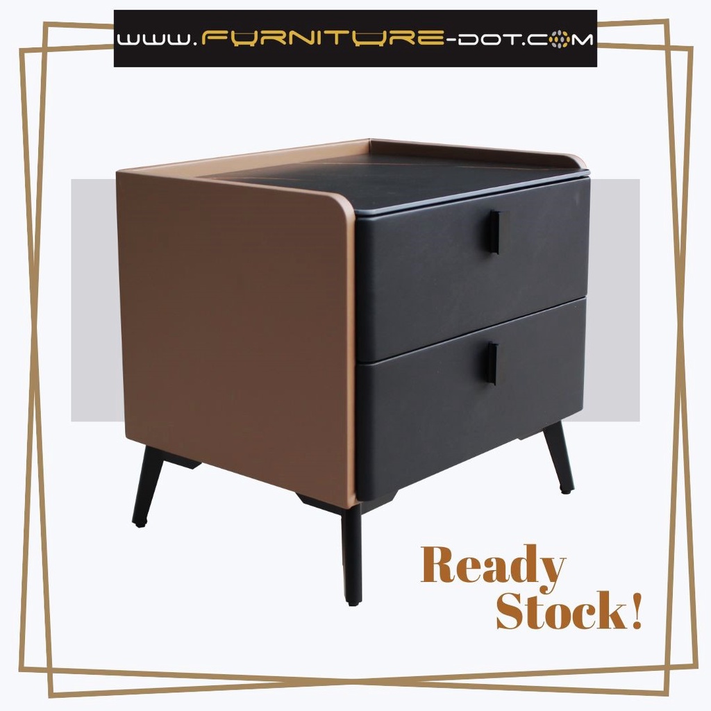 DOUBLE DRAWER BEDSIDE TABLE FRM2132 Shopee Malaysia