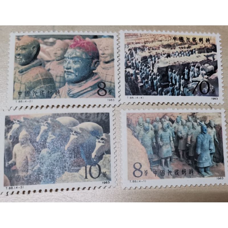 T88 1983 China Stamp （ 秦始皇陵兵马俑 ）中国邮票 | Shopee Malaysia