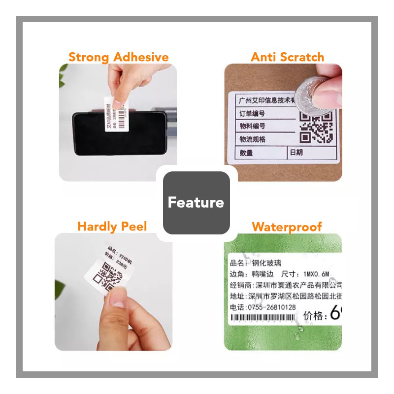 [READY STOCK] A7 Size 500pcs/roll Thermal Paper Label 76mmx130mm ...