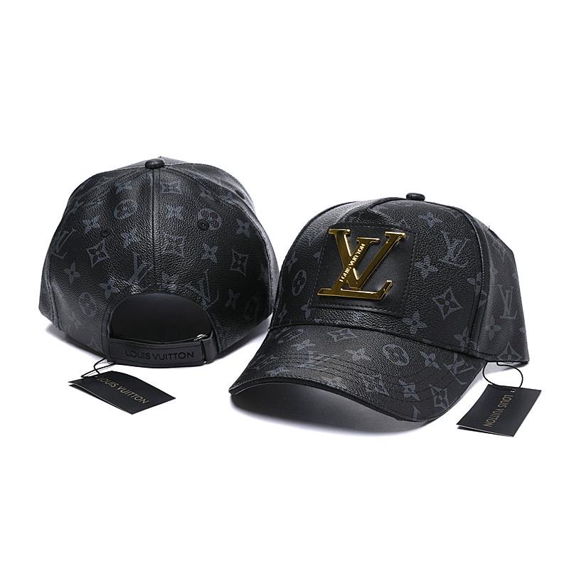 Louis Vuitton Embroidered Monogram Mesh Hat w/ Tags - Black Hats
