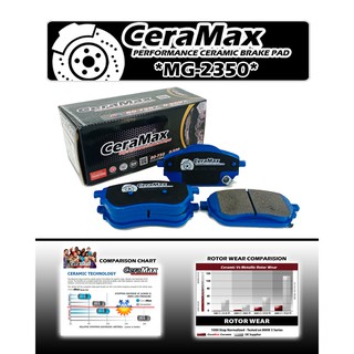 MG1352R CeraMax Carbon Ceramic Front Brake Pads For TOYOTA MR2