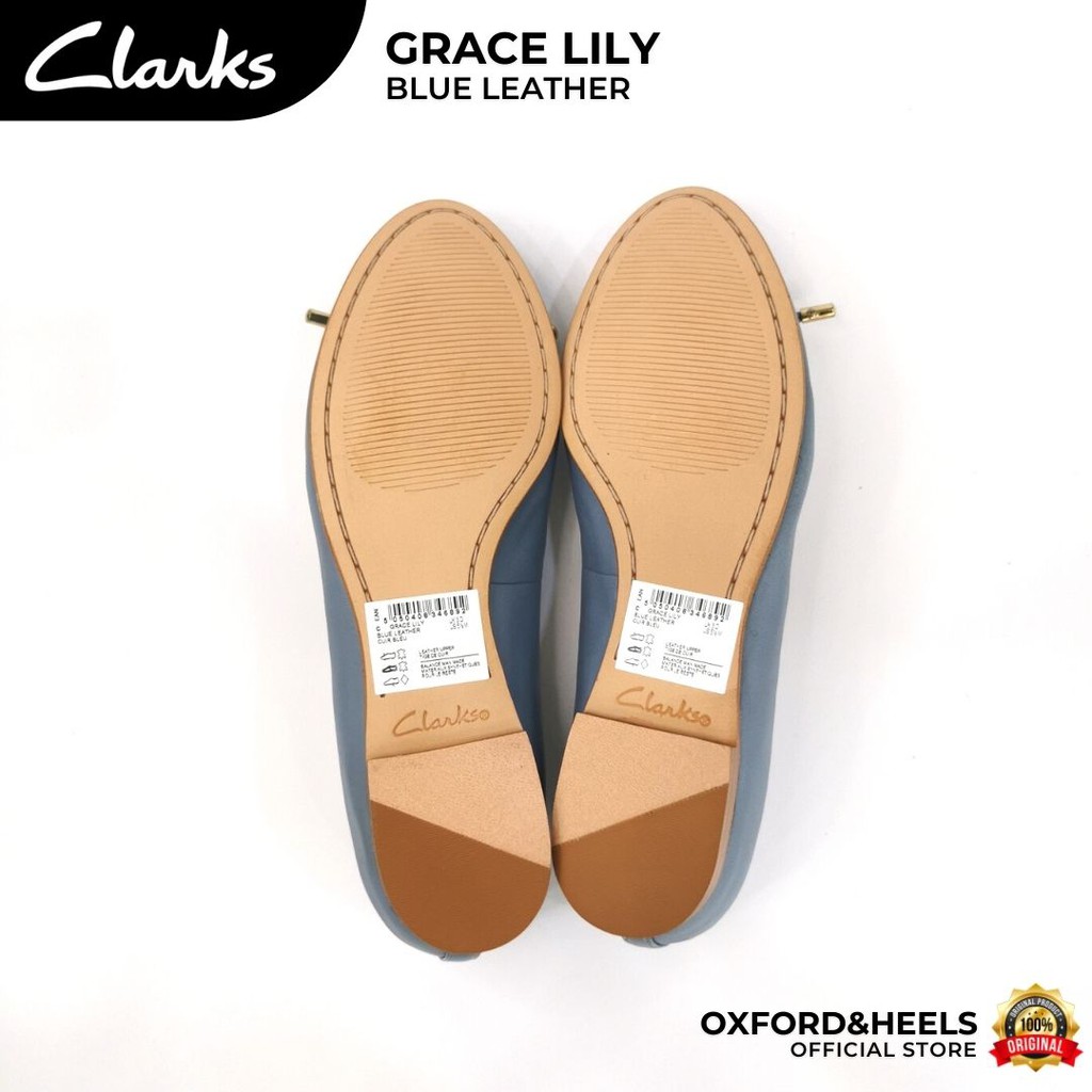 Clarks grace lily blue clearance