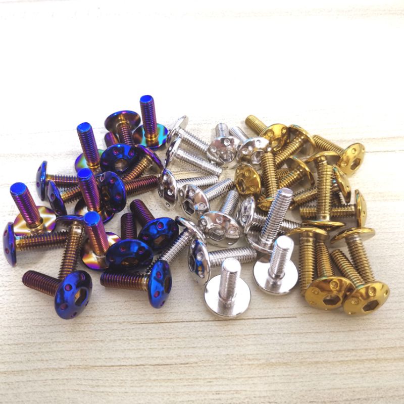 [ 1 PCS ] M6 UNIVERSAL DISC SCREW M6 20MM DISC SCREW REAR FENDER SCREW ...