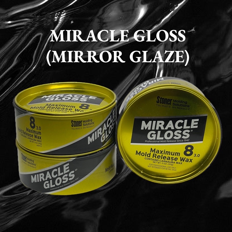 MIRACLE GLOSS STONER MEGUIAR'S MIRROR GLAZE MAXIMUM MOLD RELEASE WAX 3.0 FIBER WAX 311G Shopee