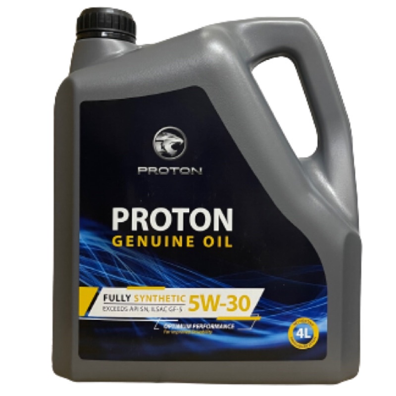 Proton SN 5W30 fully synthetic engine oil (4 liter) for CAMPRO Saga