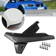Universal Car Glossy Black Rear Bumper Side Lip Diffuser (1Set / 2pcs ...