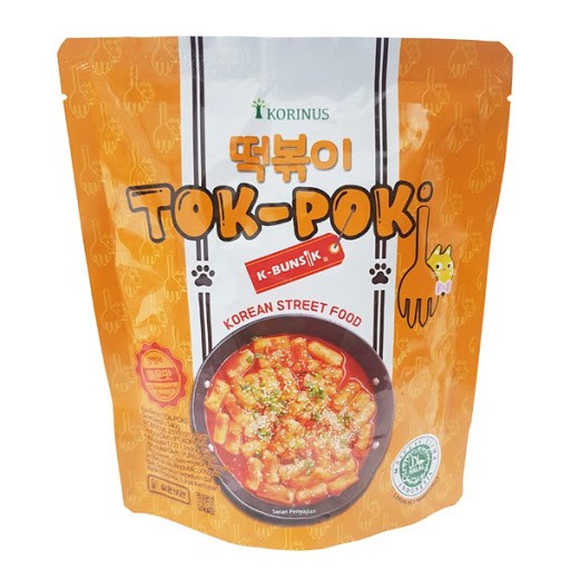 Korinus K Bunsik Tokpoki - Tteokbokki - Toppoki - Tok-Poki - KOREA ...