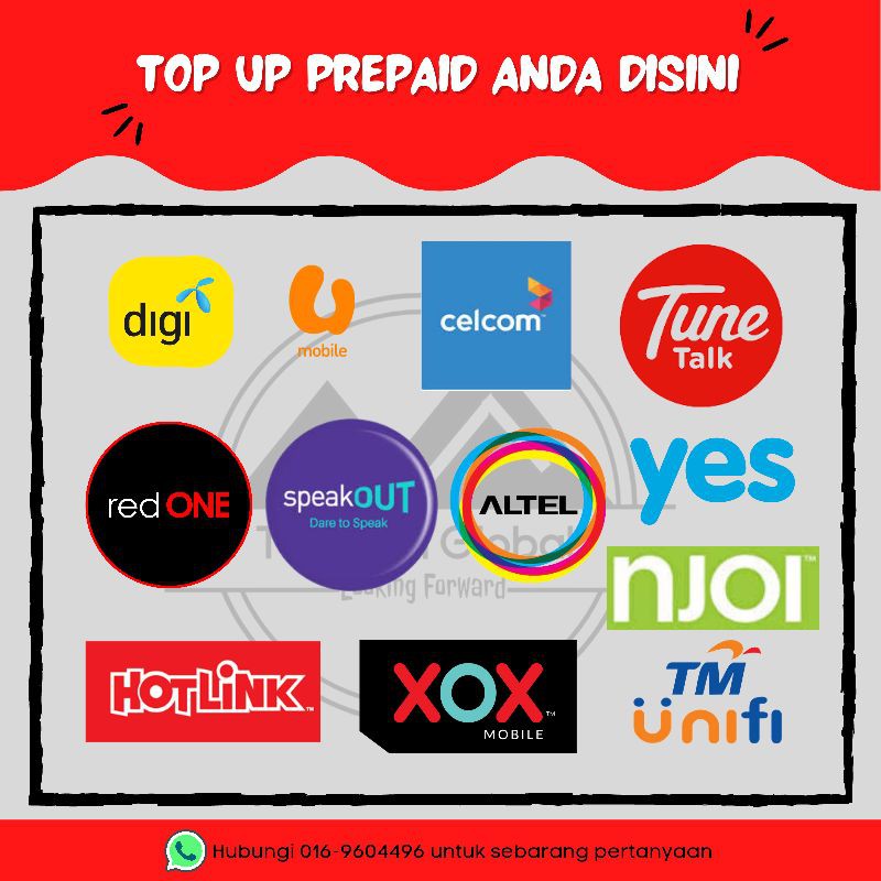 Top Up / Reload / Prepaid untuk hampir semua jenis telco di Malaysia ...
