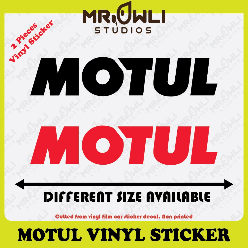 Motul Vinyl Die Cut sticker Set | Shopee Malaysia