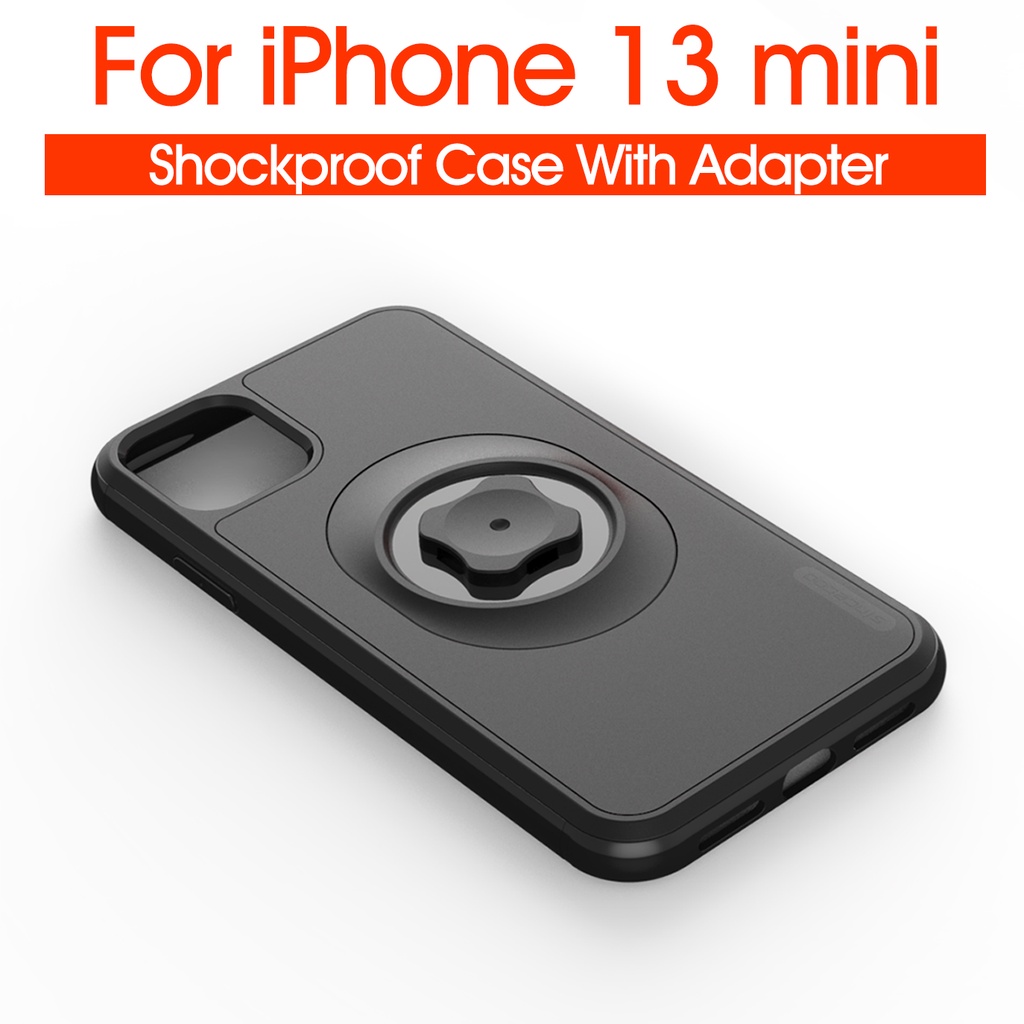Compact Hard Shell Tough Case 13.3-14.7mm Bike Stem Mount for iPhone SE 2 (2020) (sku 53608)