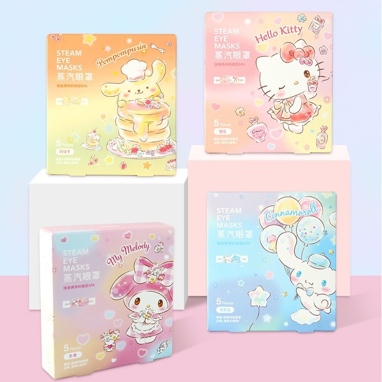 [Single Pack]Miniso X Dreamy Sanrio Relaxing Steam Eye Mask X ...