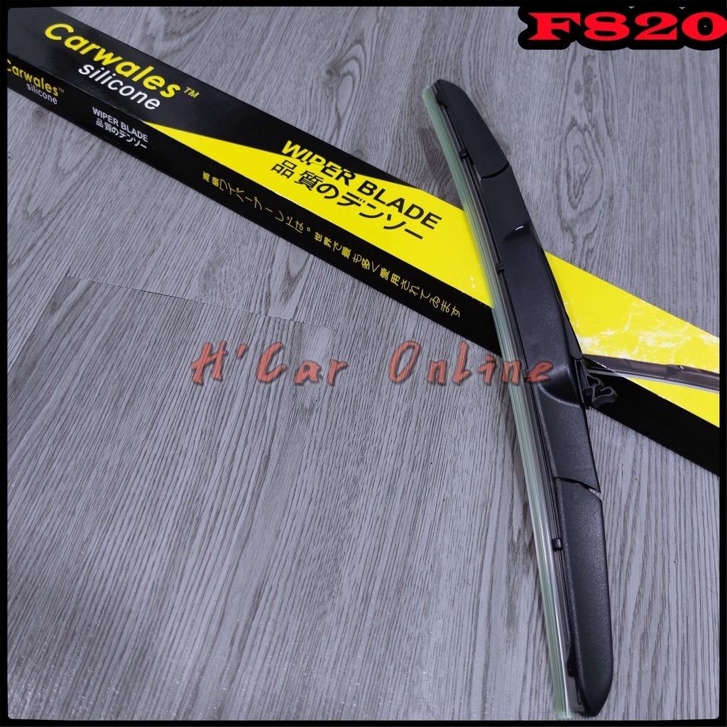 F820 CARWALES CAR WIPER BLADE / SILICONE RUBBER ORIGINAL ( 1 piece ) Shopee Malaysia