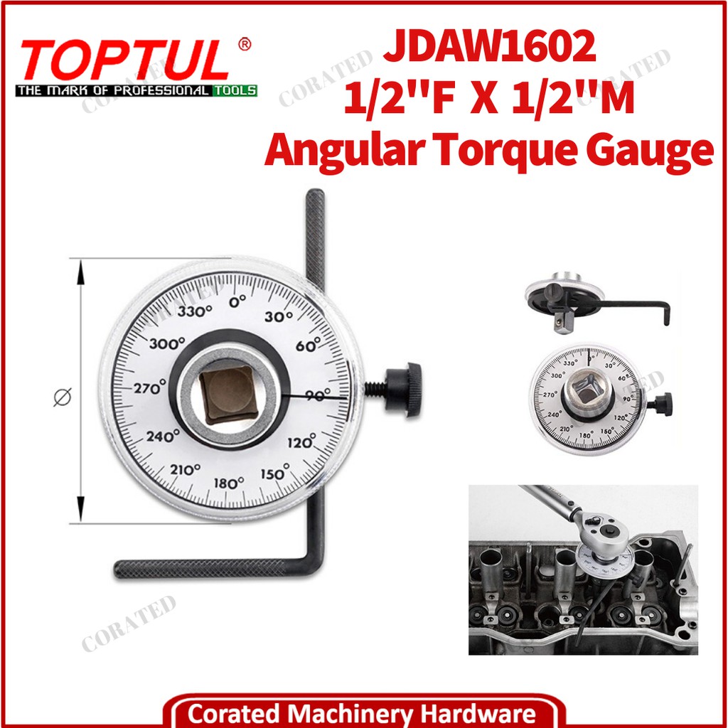 [CORATED] Toptul Angular Torque Gauge (JDAW1602) Shopee Malaysia