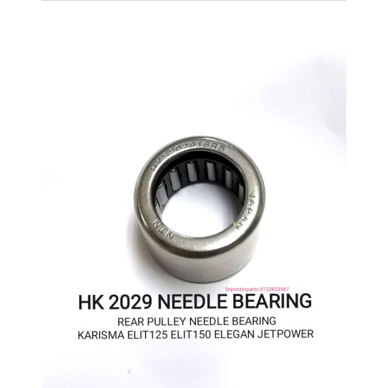 HK 2029 NEEDLE BEARING 202918 REAR PULLEY NEEDLE BEARING KARISMA ...