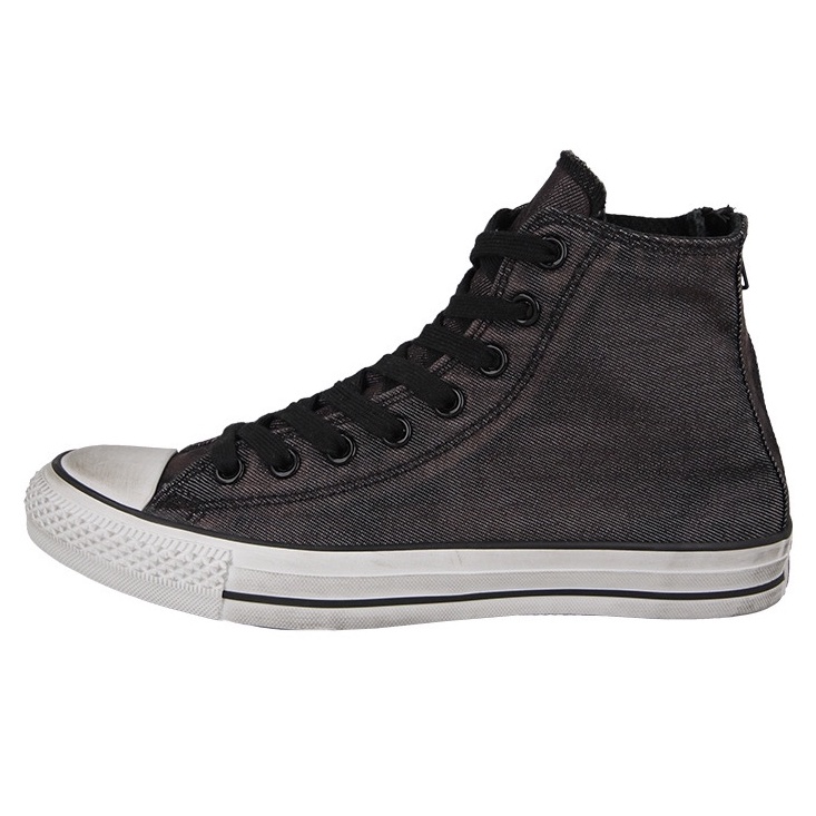 CONVERSE CHUCK TAYLOR ALL STAR BACK ZIP HI BLACK146988C UNISEX | Shopee ...