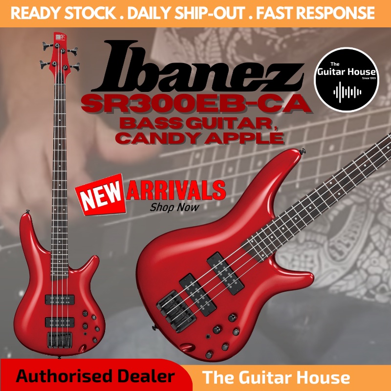 Ibanez SR300EB SR Series 4-String Electric Bass Guitar - Candy