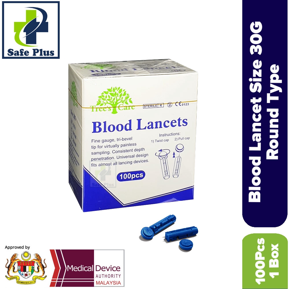 Blood Lancet Needle 100'S x 1Box ( Jarum lancet suitable for one touch