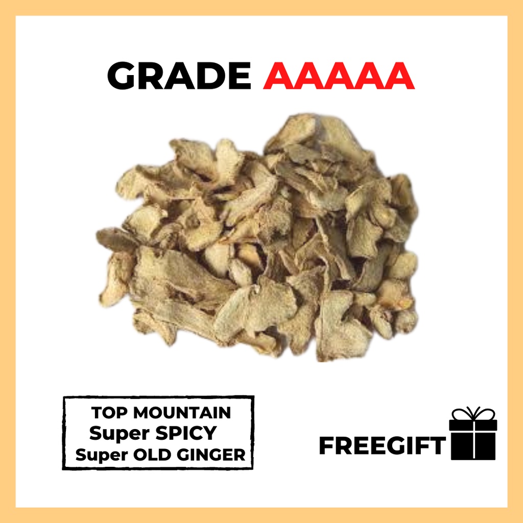 [FREE GIFT] 100 Original Dried Bentong Ginger Slices Dry Healthy Halia