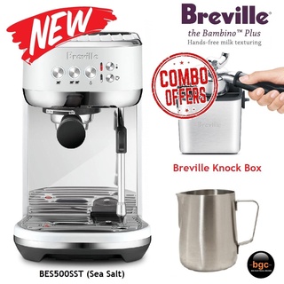 Ready Stock] Breville BES500 Bambino Plus Espresso Machine Brushed