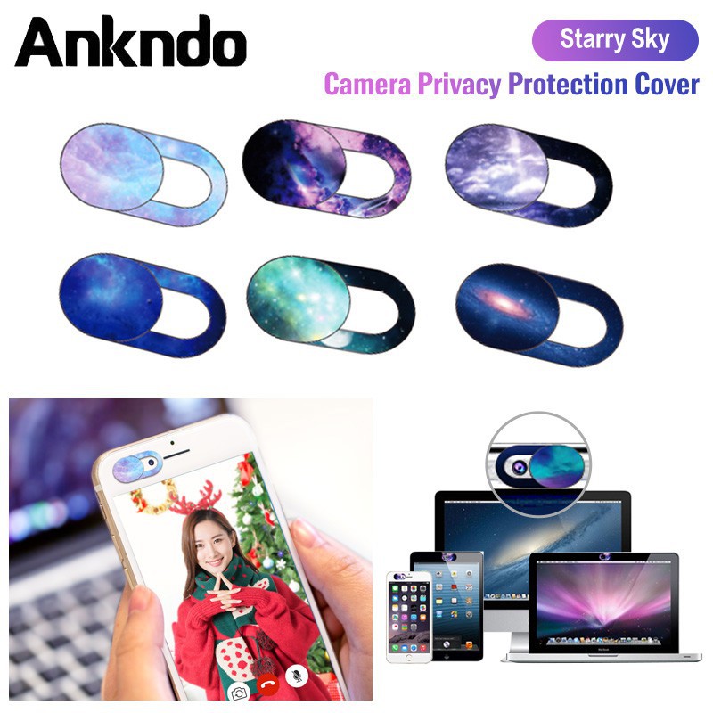 Starry Sky Pattern WebCam Cover Camera Cover Stickers for Laptops ...
